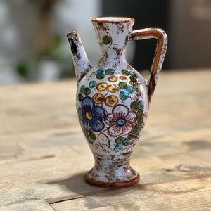 Deruta Italian ceramic pitcher